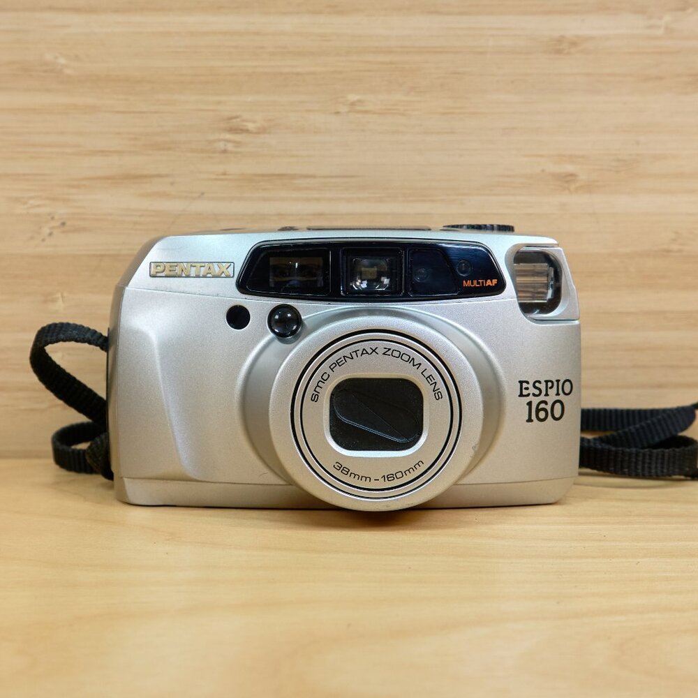 Pentax ESPIO 160 Point and Shoot, 35mm Film Camera, Multi AF, 38-160mm Zoom Lens